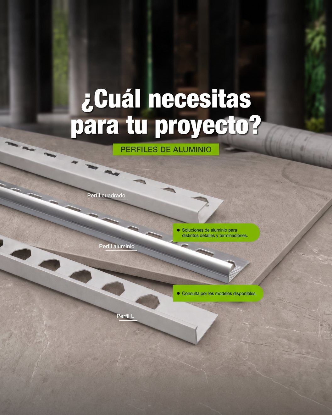 Perfiles para acabados NEFUSAC
